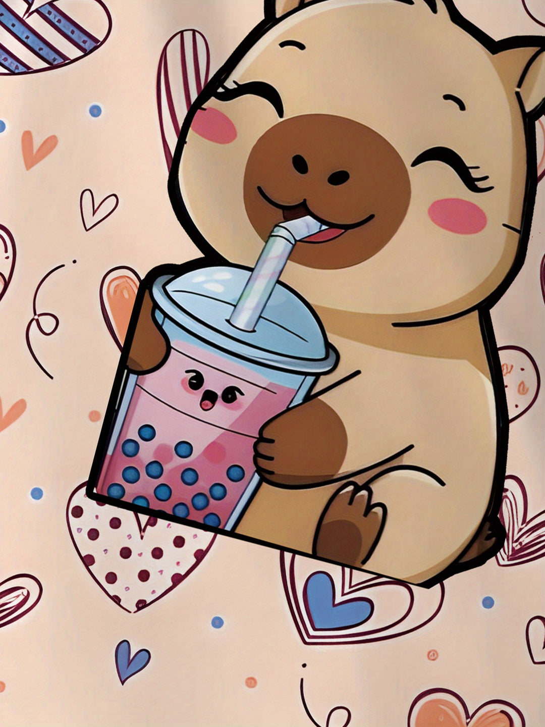 CapyCozy™ – Meisjes Capybara Pyjama Set