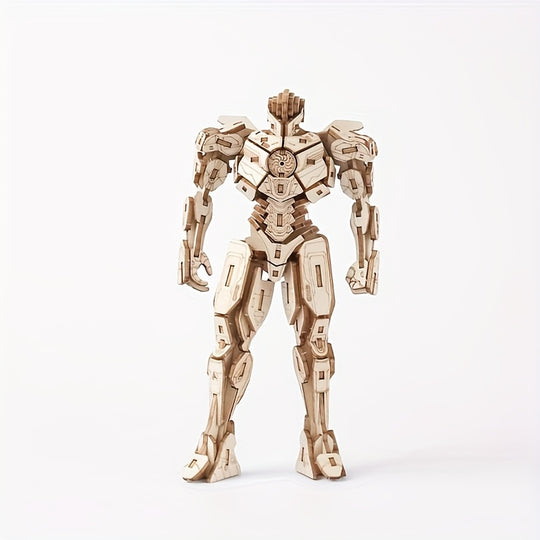 IronWood™ – 3D Houten Robot Puzzel