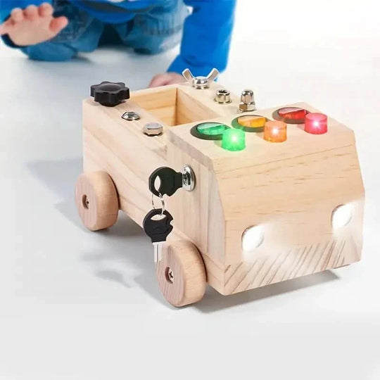 SkillBoard – Montessori Activiteitenbord met LED & Tools