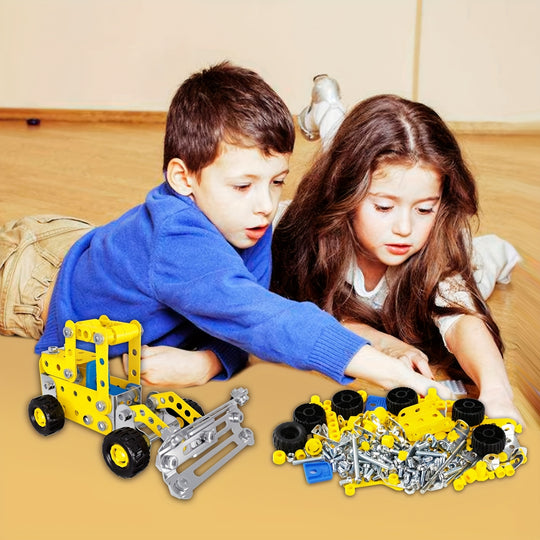 BuildoTruck™ – 3D Truck Puzzel STEM Constructievoertuig