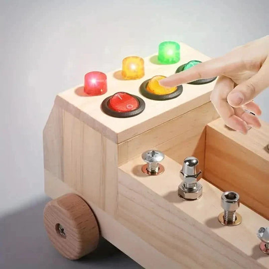 SkillBoard – Montessori Activiteitenbord met LED & Tools