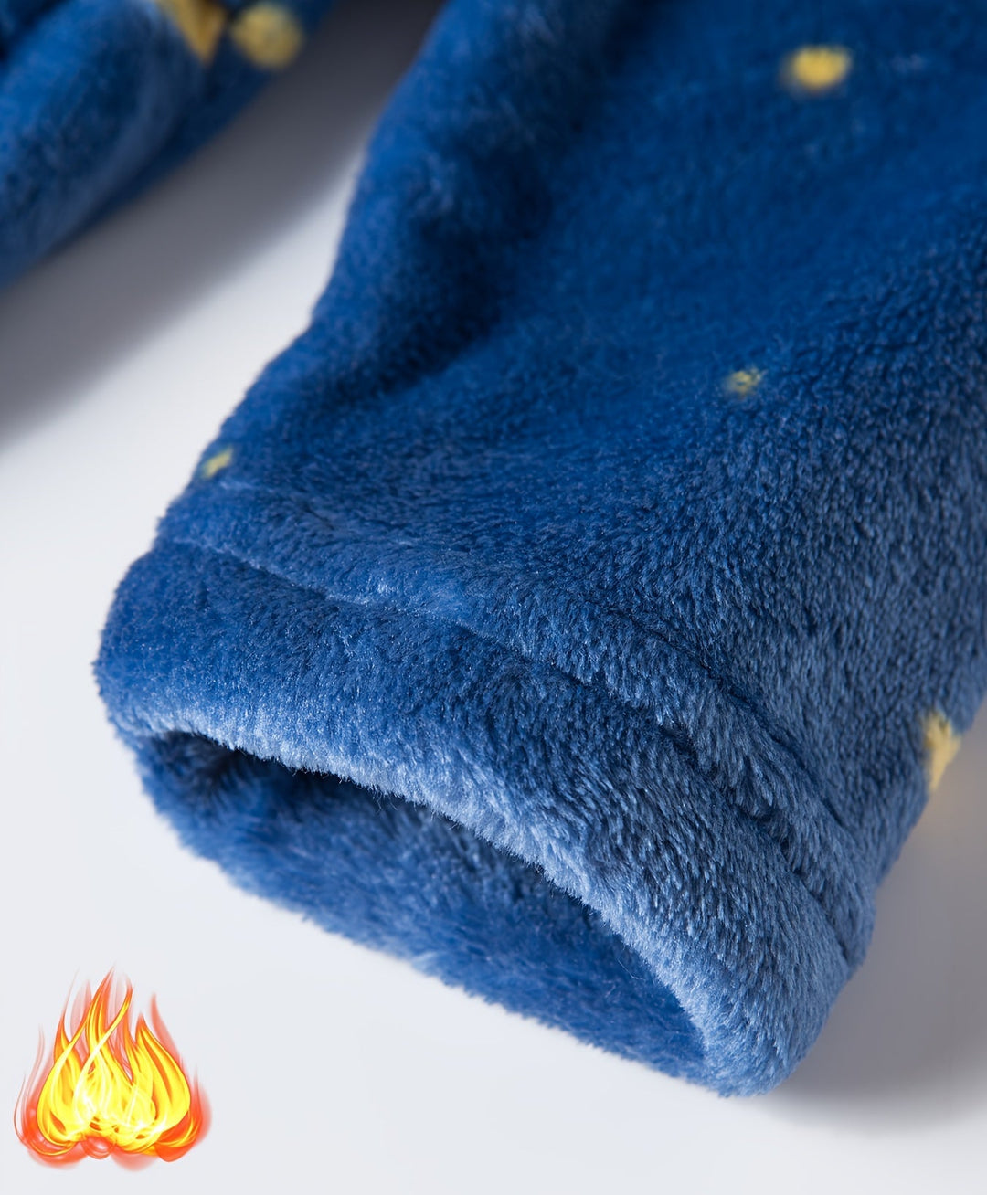 SpaceDreamRobe™ – Jongens Fleece Badjas met Capuchon en Astronautenprint