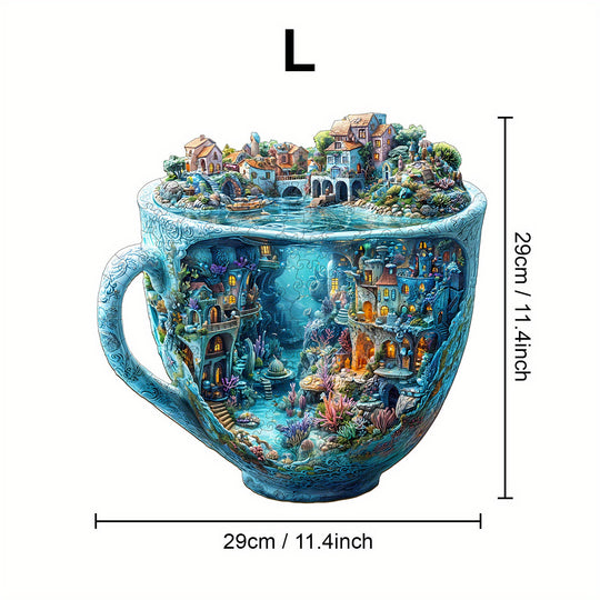 AquaMind™ – Ocean Cup Houten Puzzel