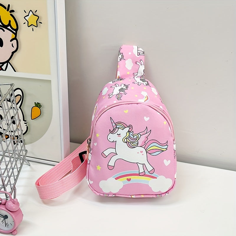 PlayPals™ – Kinder Crossbody Tas met Eenhoorn & Dinosaurus (Leeftijd 3–6 jaar)