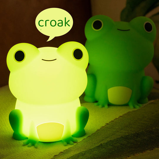 FrogGlow™ – Schattig Squishy Silicone LED Nachtlampje – USB Oplaadbaar