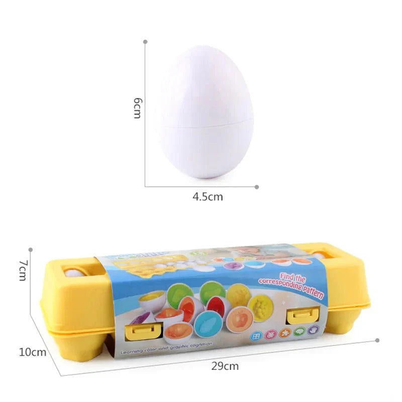 Montessori Matching Eggs - Leerzaam cadeau voor kinderen