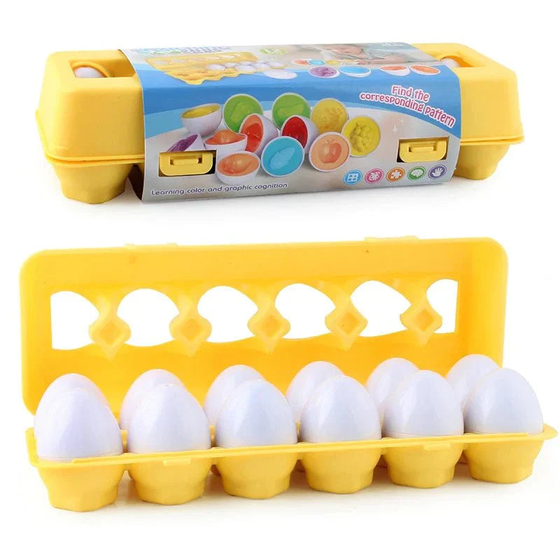 Montessori Matching Eggs - Leerzaam cadeau voor kinderen