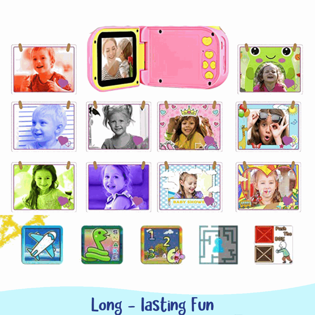 KiddoCam™ – Digitale Kinder Camera & Video Recorder – Creatief Fotoplezier voor Kleine Ontdekkers