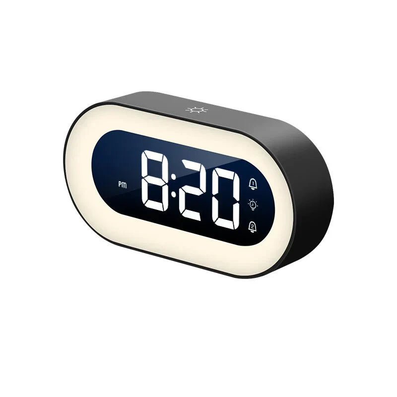 GlowWake – Digitale LED Wekker met Nachtlicht