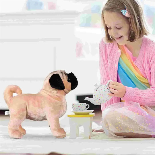 CuddlePug™ – Realistische Mopshond Pluche Knuffel