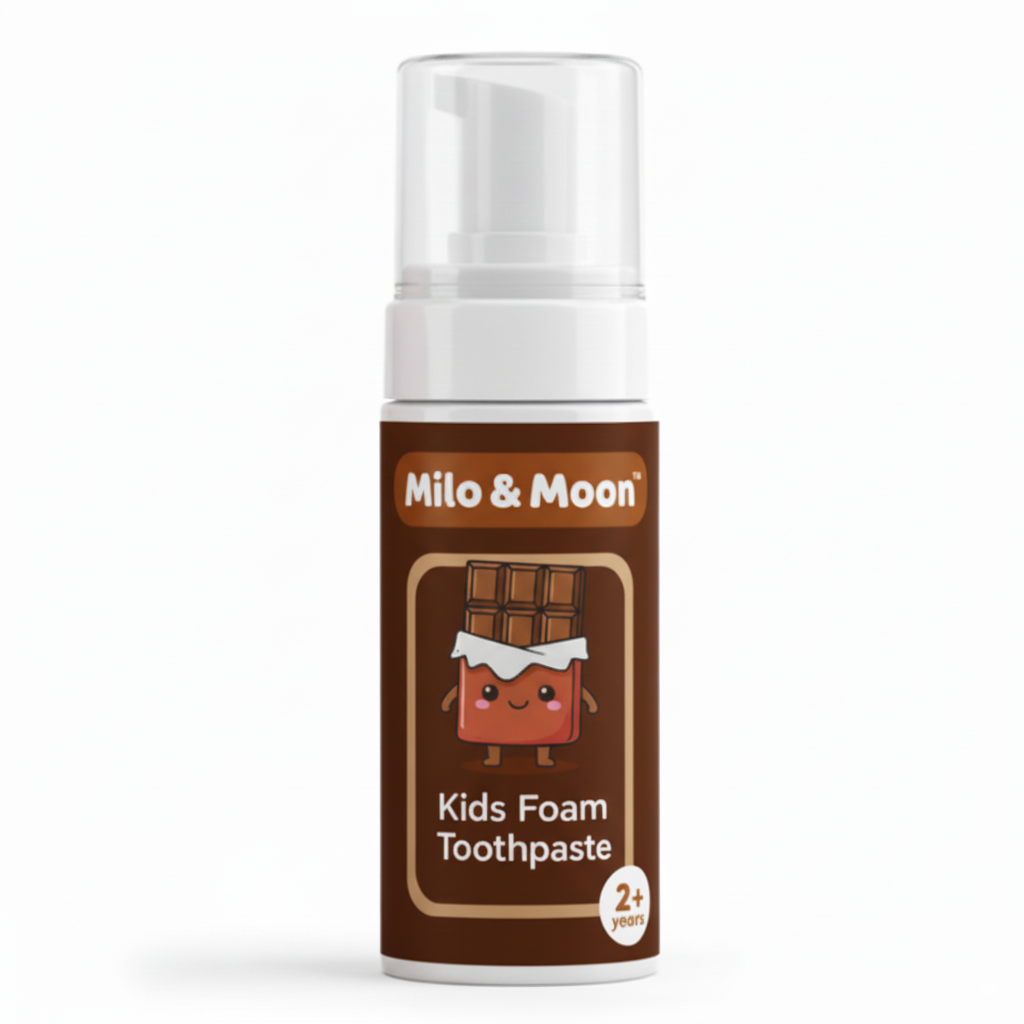 Milo & Moon - (360°) Foam kinder tandpasta