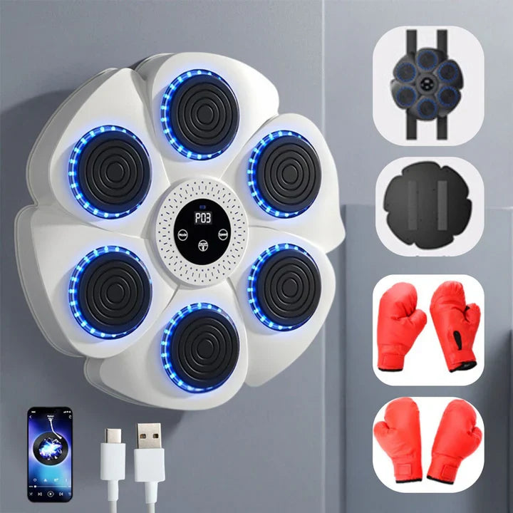 PunchPlay™ – Smart Boksmachine voor Kinderen en Volwassenen – Interactieve Trainer Thuis