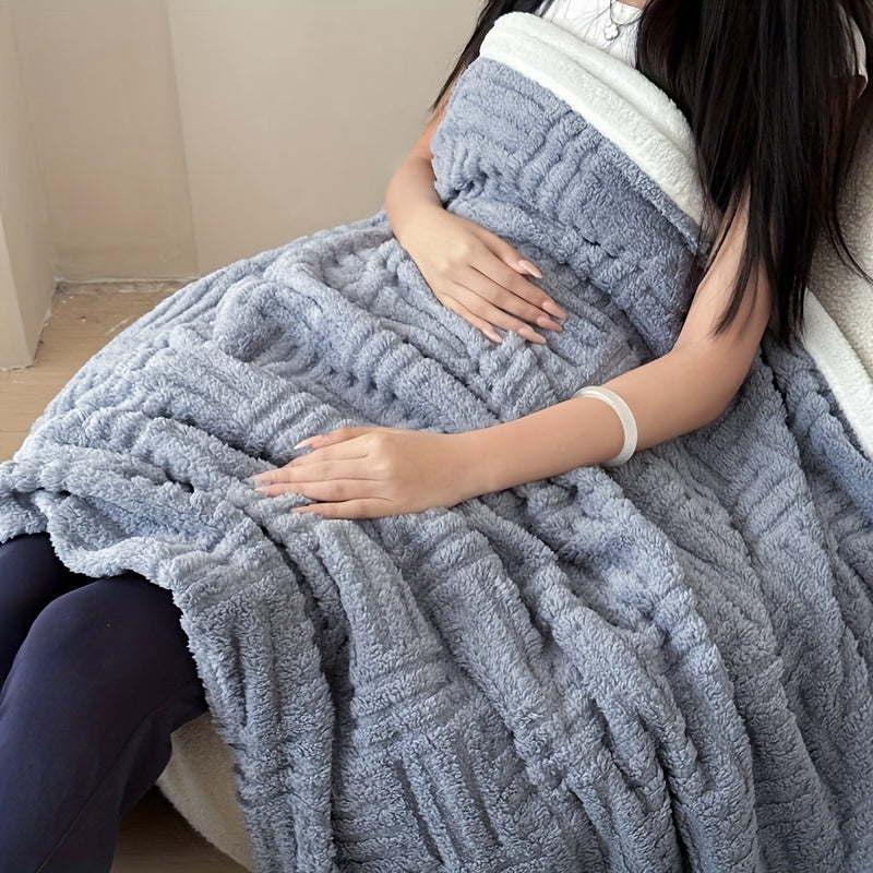 GeoSherpa™ – Omkeerbare Sherpa Deken – Verdikte Taffeta Plaid