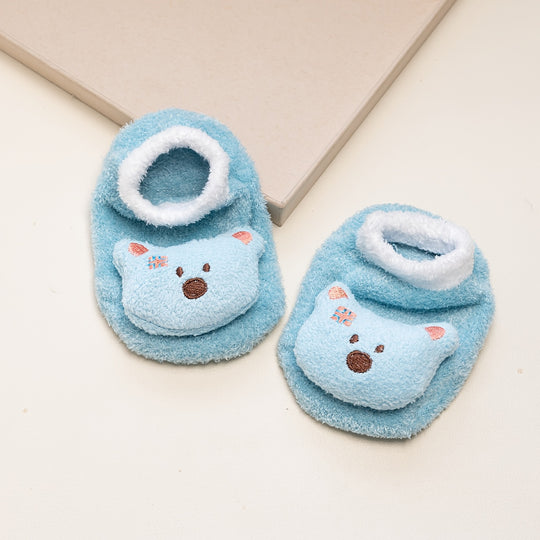 SnugFoot™ – Antislip Sokken voor Meisjes – Zachte & Schattige Dierendesigns (0–5 Jaar)
