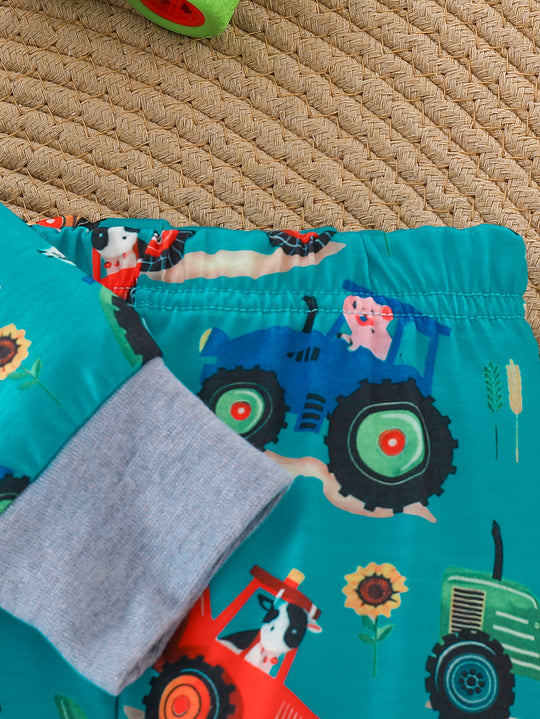 SpeedyDream™ – Jongens Pyjama Set – Auto Print & Comfortabel