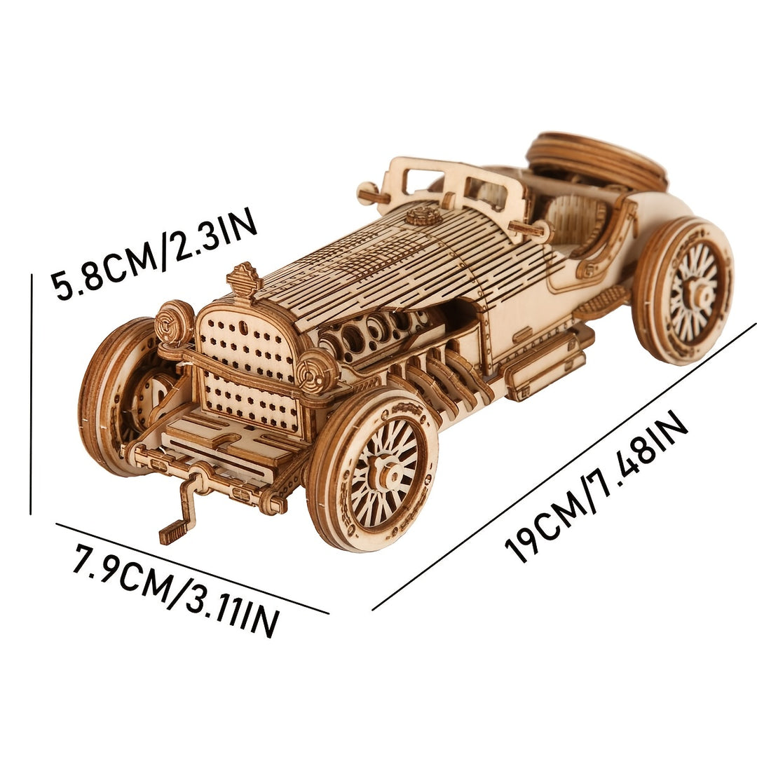 GrandWood™ – 3D Houten Grand Prix Auto Puzzel