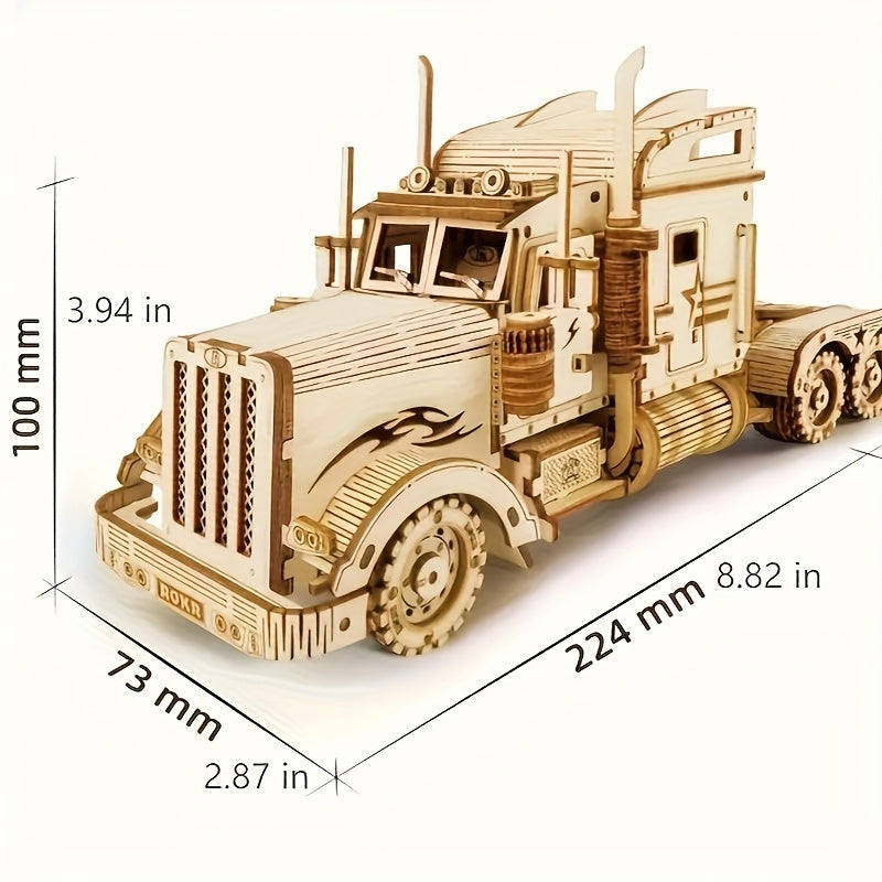 WoodHauler™ – 3D Houten Truck Puzzel
