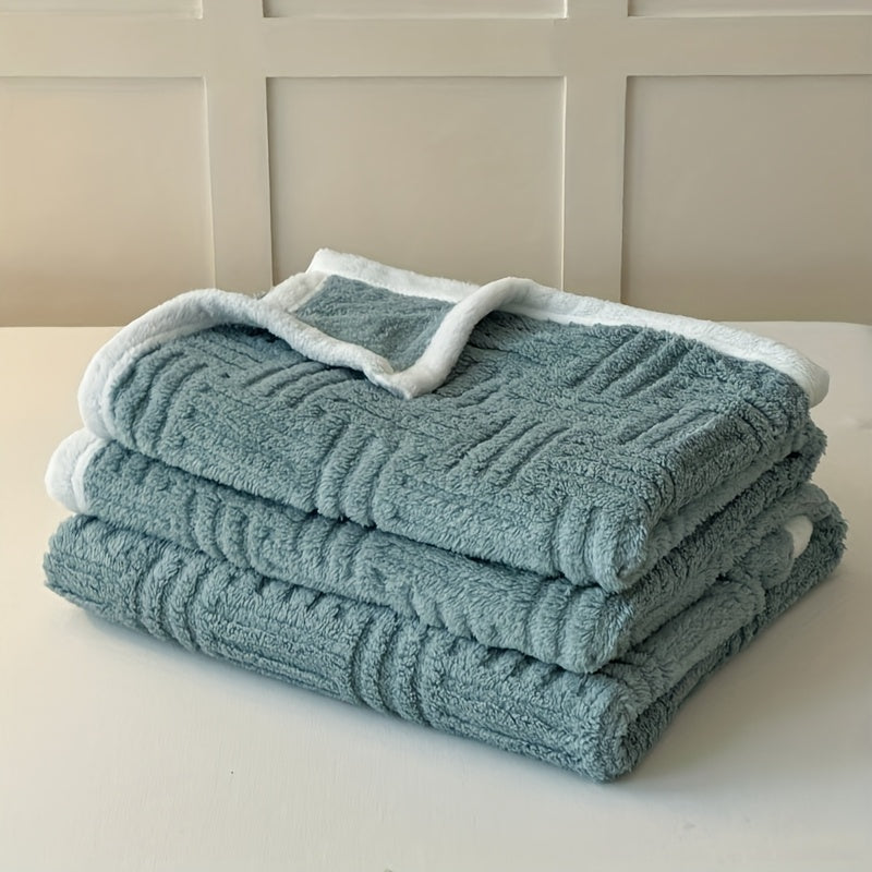 GeoSherpa™ – Omkeerbare Sherpa Deken – Verdikte Taffeta Plaid