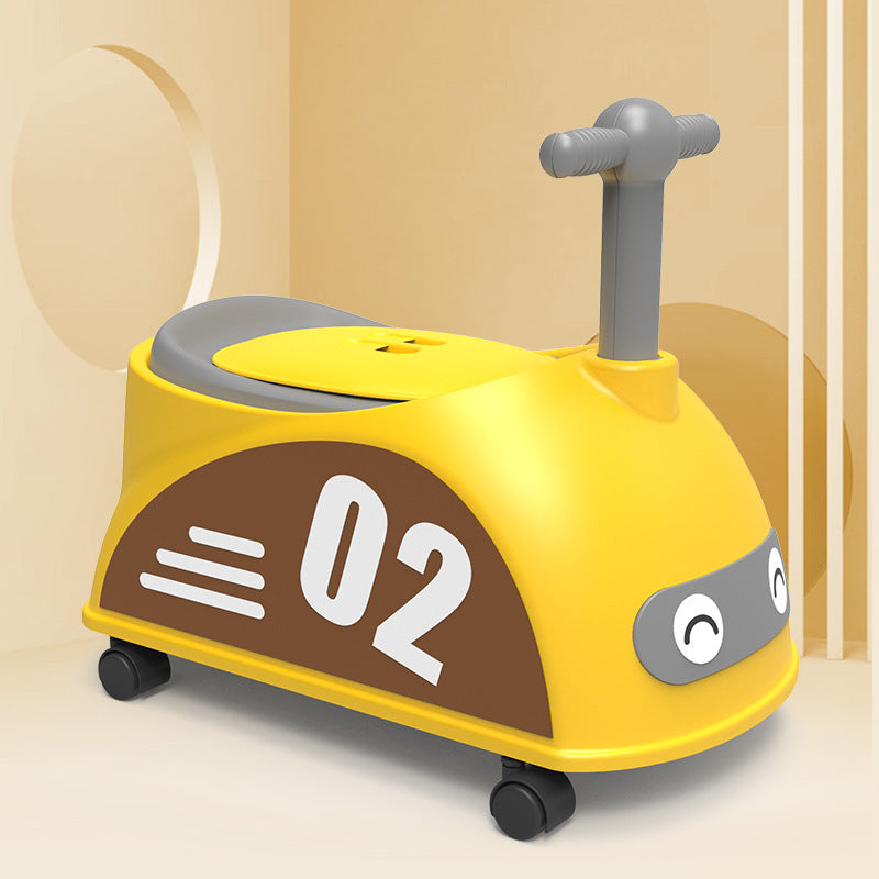 PottyRide™ – Cartoon Kinderpot met Wieltjes – Grote Trainingstoel