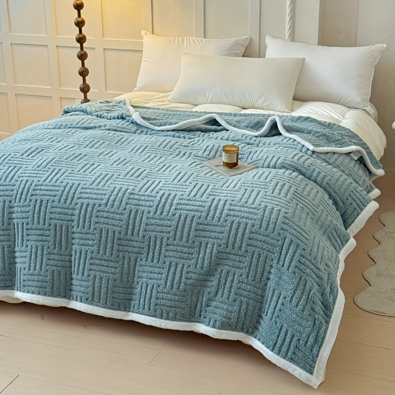 GeoSherpa™ – Omkeerbare Sherpa Deken – Verdikte Taffeta Plaid