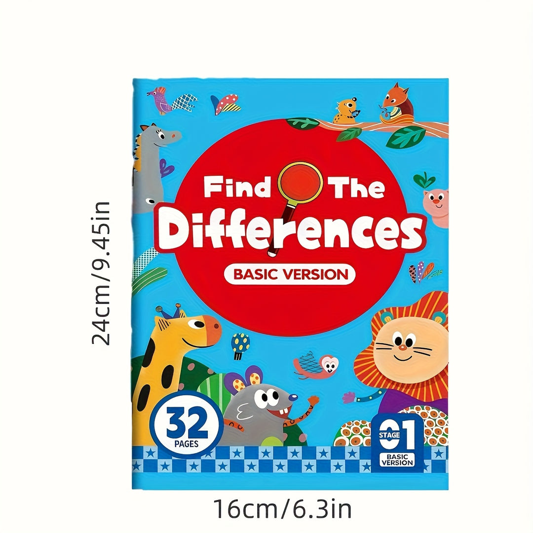 Zoek de verschillen™ – 2-Pack Activiteitenboek voor Oplettende Oogjes