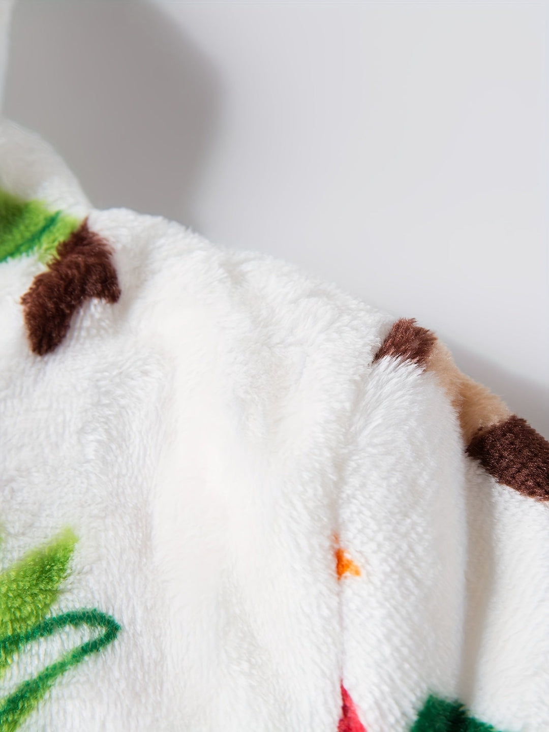 WildFriends™ – Flanellen Kinderbadjas met Capuchon & Dierenprint