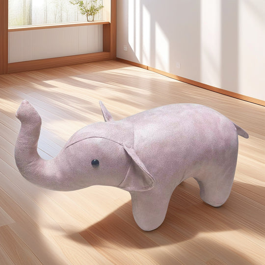 Elefantique™ – Luxe Dierenkruk – Multifunctionele Poef & Kinderstoel