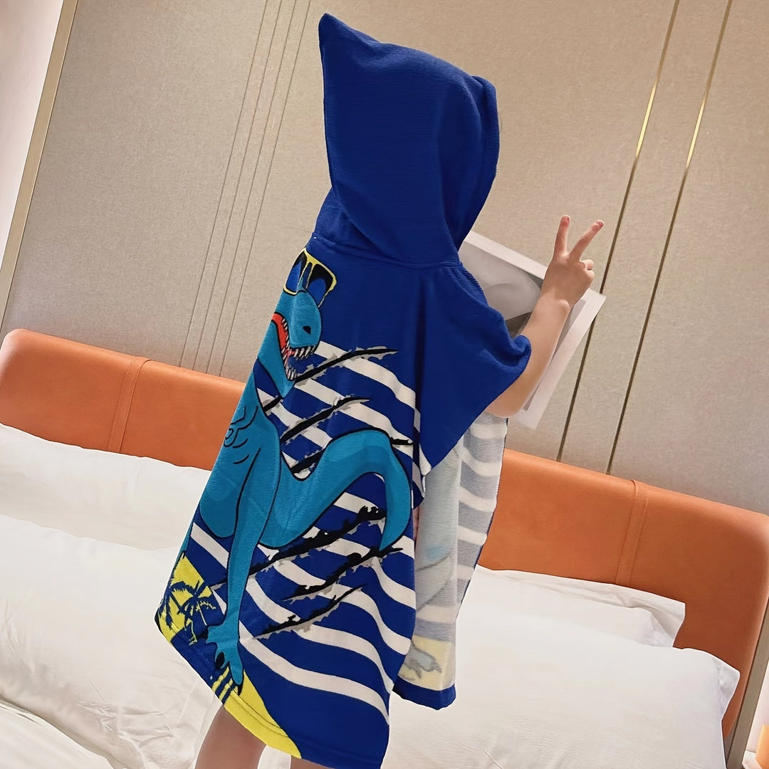 BathBuddy™ – Ultra-Zachte Microvezel Badcape met Capuchon voor Kids