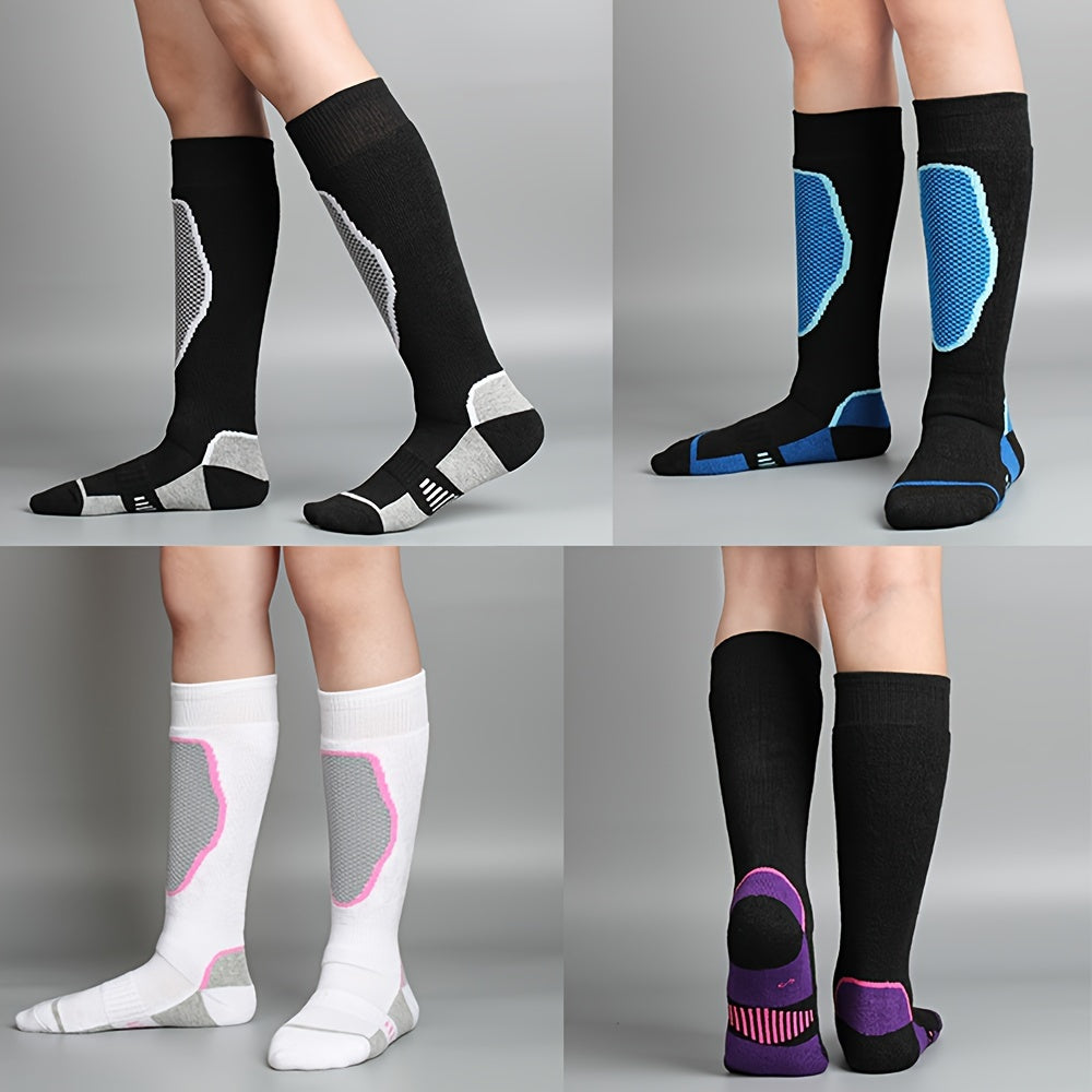 GeoSport™ – Kindersokken – Warme Ski & Outdoor Crew Socks (7–12 Jaar)