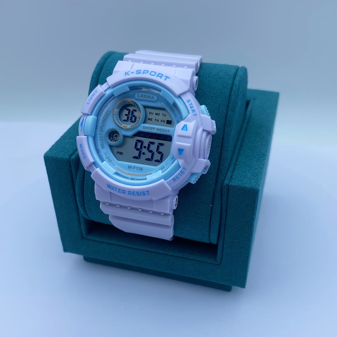 AquaGlow™ – Waterdicht Digitaal Sporthorloge voor Meisjes – IPX7 Zwemhorloge