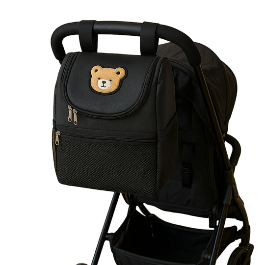 StrollMate™ – Kinderwagen Organizer Tas – Zwart & Multifunctioneel