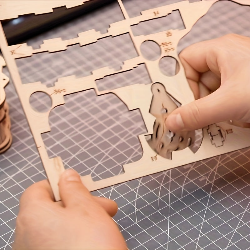 StarryTune™ – 3D Houten Draaibaar Sterrennacht Mechanische Muziekdoos