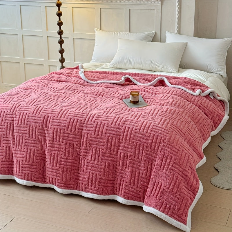 GeoSherpa™ – Omkeerbare Sherpa Deken – Verdikte Taffeta Plaid