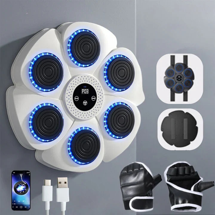 PunchPlay™ – Smart Boksmachine voor Kinderen en Volwassenen – Interactieve Trainer Thuis