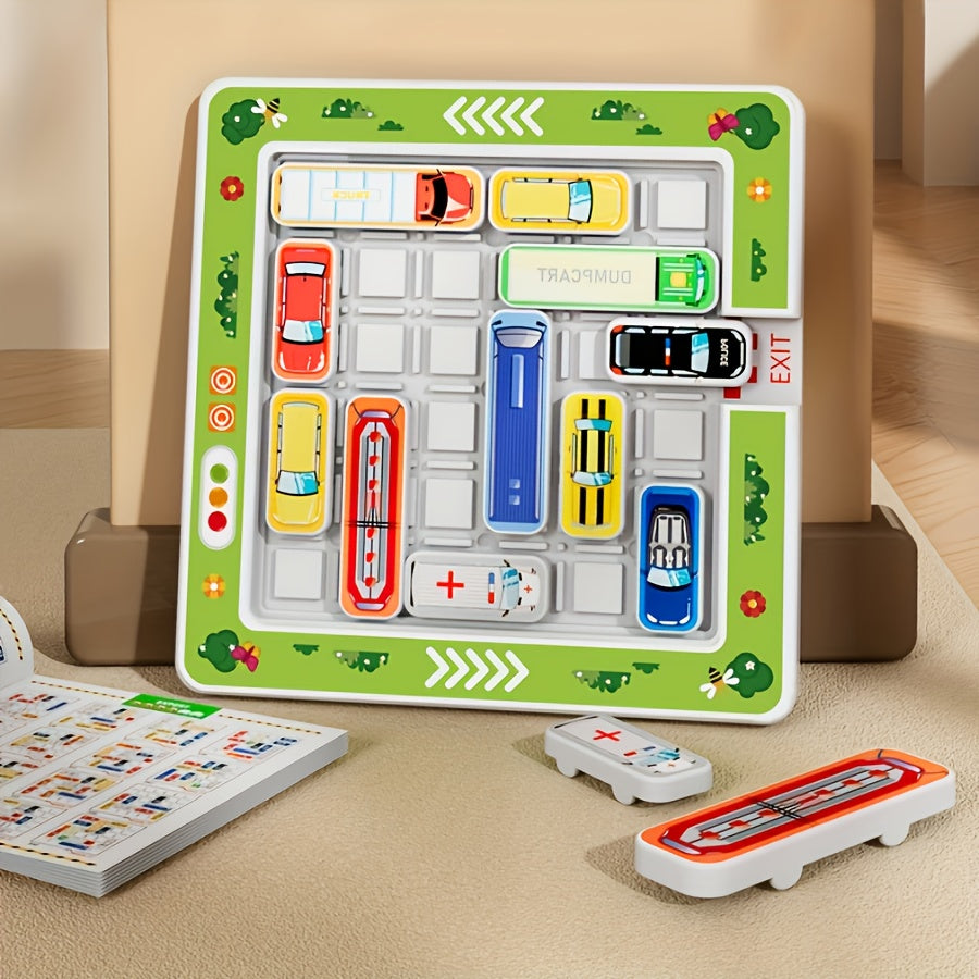 TrafficGrid™ – 22-delig Verkeerspuzzelspel met Auto’s & Wegen