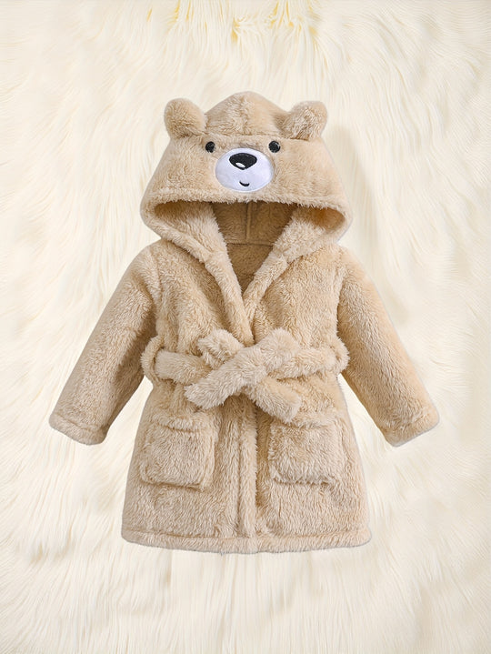 CuddleBear™ – Kinder Badjas met Capuchon – Zacht & Warm