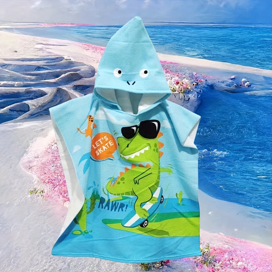 BathBuddy™ – Ultra-Zachte Microvezel Badcape met Capuchon voor Kids