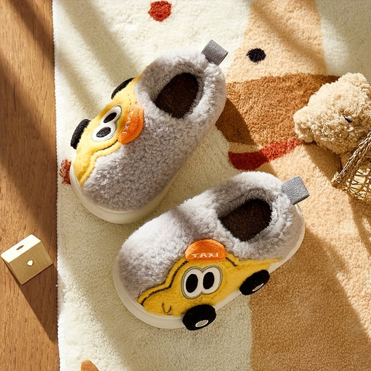 TurboToes™ – Warme Auto-Vormige Slippers voor Jongens & Meisjes