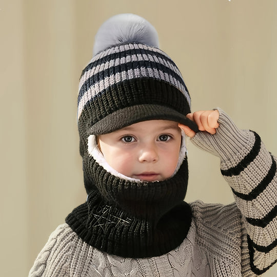 FrostGuard™ – Jongens Wintermuts met Nekbescherming