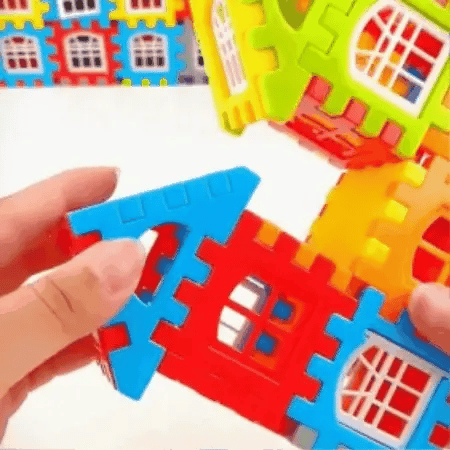 WindowBlocks™ – Montessori Bouwblokken met Kleurrijke Vensters