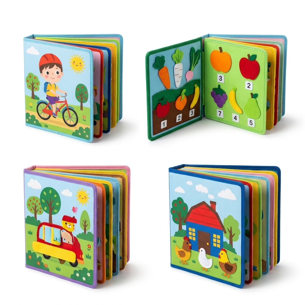 Prikkel Montessori Activiteitenboek studio productfoto - Milo & Moon