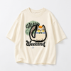 Katoon Oversized Kinder T-shirt met Kattenprint studio productfoto - Milo & Moon