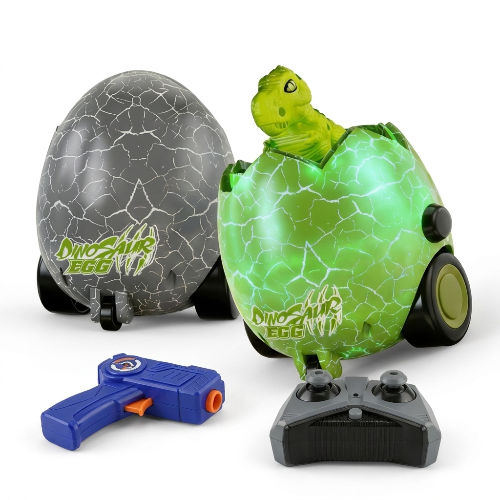 DinoDash RC Dinosaurus Ei Speelgoed studio productfoto - Milo & Moon