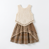 Madelief Gehaakte Top met Geruite Rok Zomerset studio productfoto - Milo & Moon