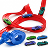 RaceRoll Flexibele Racebaan met Push-and-Go Autootjes studio productfoto - Milo & Moon