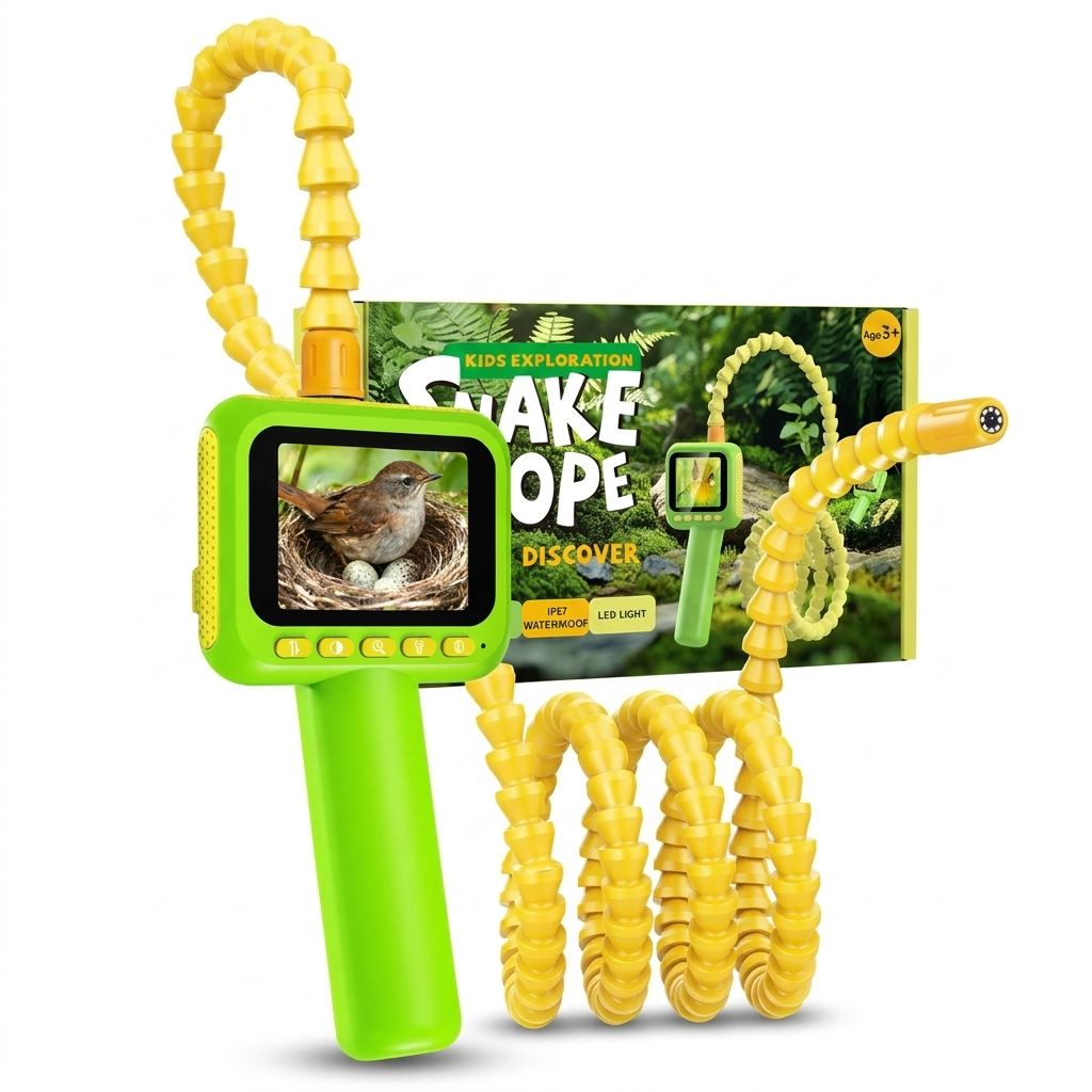 Speurder Borescoopcamera voor Kinderen studio productfoto - Milo & Moon