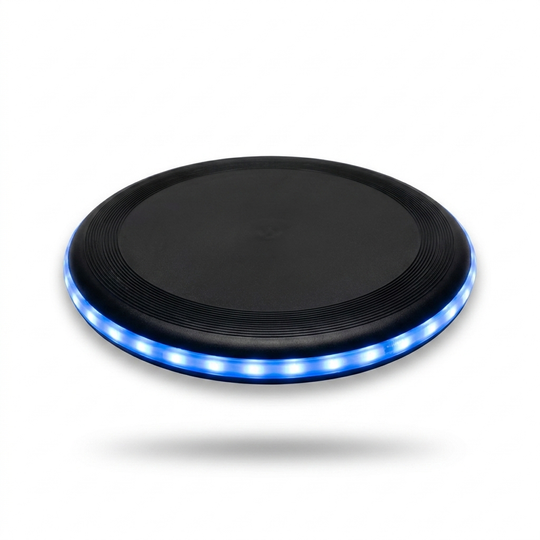 LumiDisc Lichtgevende LED Frisbee studio productfoto - Milo & Moon