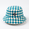 ZonneRuit Kinder Bucket Hoed Geruit studio productfoto - Milo & Moon