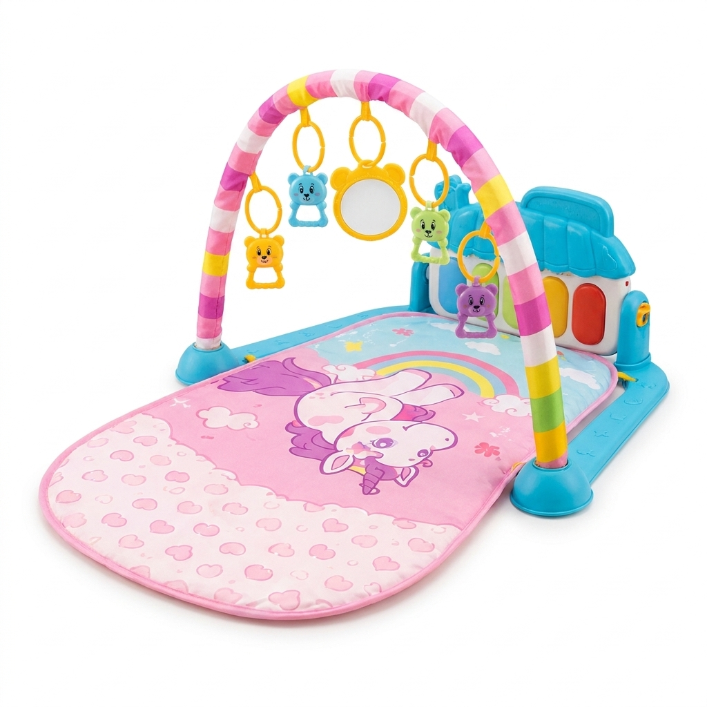 MelodieMat Educatief Baby Speelkleed met Piano studio productfoto - Milo & Moon