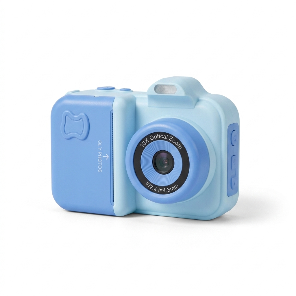 KiekKlik Instant Kindercamera studio productfoto - Milo & Moon